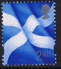 SG S94 GB QEII MNH STAMP Scotland 2nd Class Scottish Flag Regional Definitive