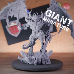 Rakdos Demon Prince Miniature Boss Diablo Monster Dungeons and Dragons TTRPG DnD - Picture 1 of 8