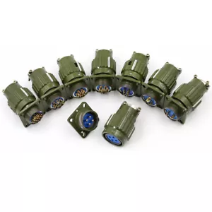 Y2M21-2 Aviation plug and socket Metal Housing 2-14Pin Cable Aviation Connector - Picture 1 of 14
