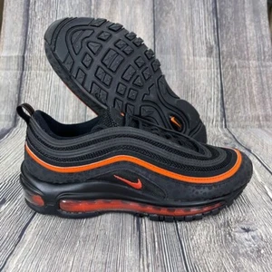Nike Air Max 97 GS Safari Black/Safety Orange Size 6Y Wmns 7.5 DX3088-001