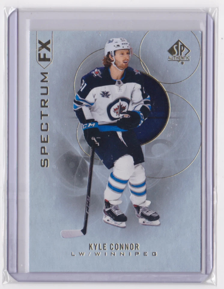 2020-21 UD SP AUTHENTIC SPECTRUM FX INSERT KYLE CONNOR #S-6 WINNIPEG JETS - Image 1 of 2