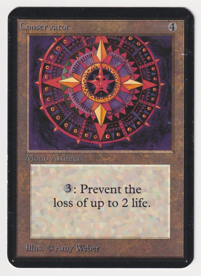 Conservator LP Alpha (Limited Edition) 1993 MTG Magic Vintage Artist Amy Weber! - Image 1 of 2