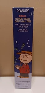 Peanuts Musical Charlie Brown Weihnachtsbaum mit OVP funktioniert neu, geöffnet B - Bild 1 von 2
