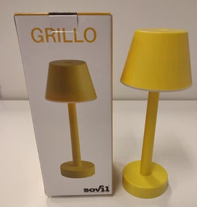 Sovil Grillo 3W 3000K amarillo recargable led lámpara de mesa - 97901/01 - Imagen 1 de 4