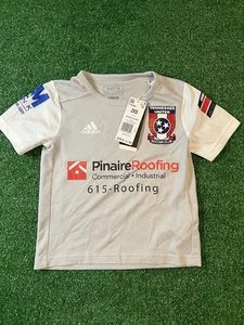 Adidas Kinder Fußball Trikot Größe 2XS 5-6Y Neu mit Etikett grau Trainingstrikot - Bild 1 von 6
