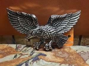 Cinturón unisex con hebilla de águila patriótico Wild Wear marca nuevo con etiquetas 5,5" de largo - Imagen 1 de 3