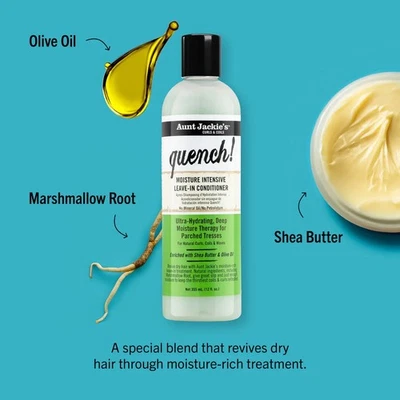 Aunt Jackie's Quench Moisture Intensive Leave-in Conditioner + Shea Butter 355ml - Image 1 of 4