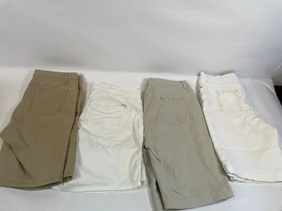 Lote de 4 - Pantalones Cortos Surtidos para Mujer Talla 14: Gloria Vanderbilt, Jones New York Foto 1 de 4