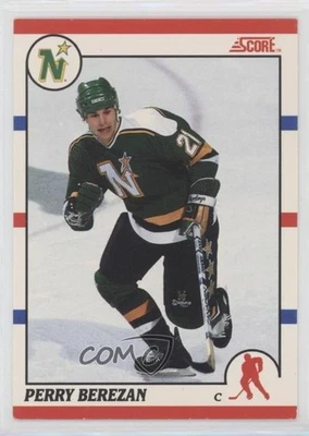 1990-91 Score Bilingual Perry Berezan #379 Rookie RC - Image 1 of 2