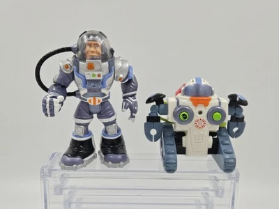 Rescue Heroes Robotz Team C.D. Moon & Lift-Off Factory Vintage Fisher Price - Image 1 of 4