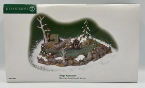 DEPT 56 VILLAGE MILL CREEK SECCIÓN CURVA #52634 CON TRES ÁRBOLES ORIGINAL IMPECABLE - Imagen 1 de 16