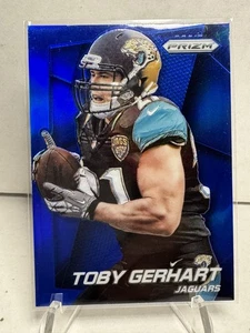 2014 Panini Prizm Blue Prizm Toby Gerhart #124 SP Rare Jacksonville Jaguars  - Picture 1 of 2