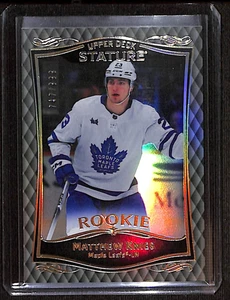 2023-24 Upper Deck Stature Rookie #42 Matthew Knies/999 - Imagen 1 de 2