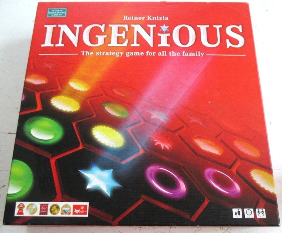 Ingenious: Strategy Board Game for 1-4 Players, Ages 9+ - Image 1 of 1