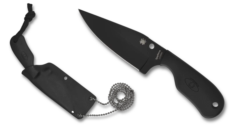 Spyderco Knives Subway Bowie FB48PBBK Fixed Blade Knife Stainless Black FRN - Image 1 of 1