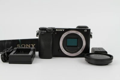 [US DUTY PAID]  Sony Alpha A6000 ILCE-6000 (shutter count 7320) [Exc+++] #786A - Image 1 of 4