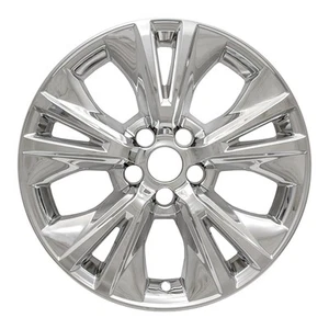 New set of 4 18" Chrome Wheels Skin for 2014-2019 Highlander LE/XLE Alloy Wheel - Picture 1 of 2