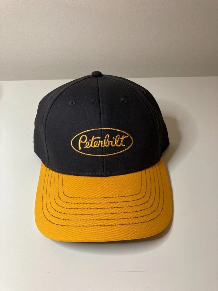 Gorra de béisbol Peterbilt Outdoors negra/amarilla talla única para todos  Foto 1 de 2