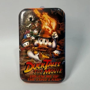 VINTAGE DUCKTALES THE MOVIE TREASURE OF THE LOST LAMP PROMO PIN DISNEY BUTTON - Picture 1 of 3