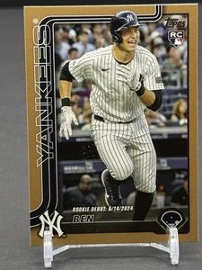 Actualización Topps 2025 debut novato Ben Rice #US25 oro 1686/2025 (RC) Yankees - Imagen 1 de 2