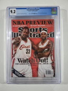 Lebron James Shaquille O'Neal 2009 Sports Illustrated Newsstand CGC 9.2 Pop 1 - Bild 1 von 2