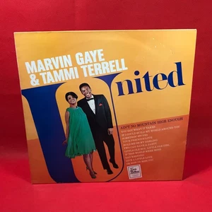 MARVIN GAYE & TAMMI TERRELL United 1982 vinyl LP Ain't No Mountain High Enough ~ - Picture 1 of 5