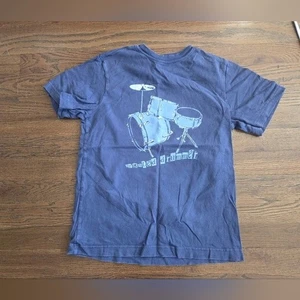 Crazy 8 T-Shirt Jungen M 7/8 blau "Wanted Drummer" - Bild 1 von 6