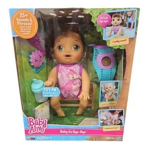 Baby Alive Baby Go Bye-Bye Niña Muñeca Niño Juguete Rastrea Habla Inglés Español. - Imagen 1 de 3