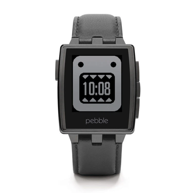 Pebble Steel Smartwatch - Matte Black - Image 1 of 4