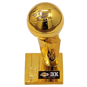 Shaquille O'Neal Firmado Los Angeles Lakers 12" Réplica Larry O'Brien Trofeo BAS - Imagen 1 de 1