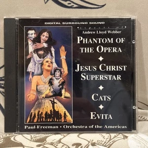 ANDREW LOYD WEBBER PHANTOM JESUS CHRISTUS SUPERSTAR KATZEN EVITA CD T529 - Bild 1 von 4