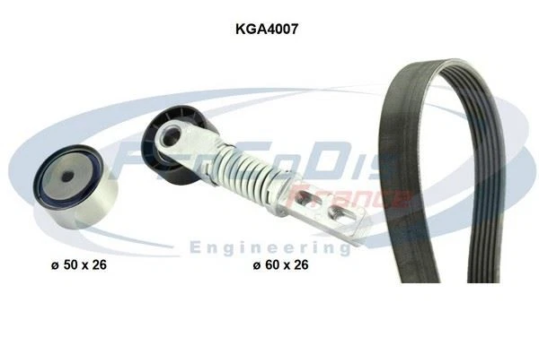 KIT DE COURROIES D'ACCESSOIRE RENAULT SCÉNIC I MONOSPACE 1.9 DCI,1.9 DTI - Photo 1/1