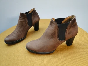 Gabor Damen Schuhe Stiefeletten Hovercraft Gr. 38 2/3 - 5,5(UK) Leder Braun - Bild 1 von 6