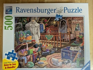 Ravensburger THE ATTIC 500 piece Jigsaw Puzzle Large Piece COMPLETE - Picture 1 of 3