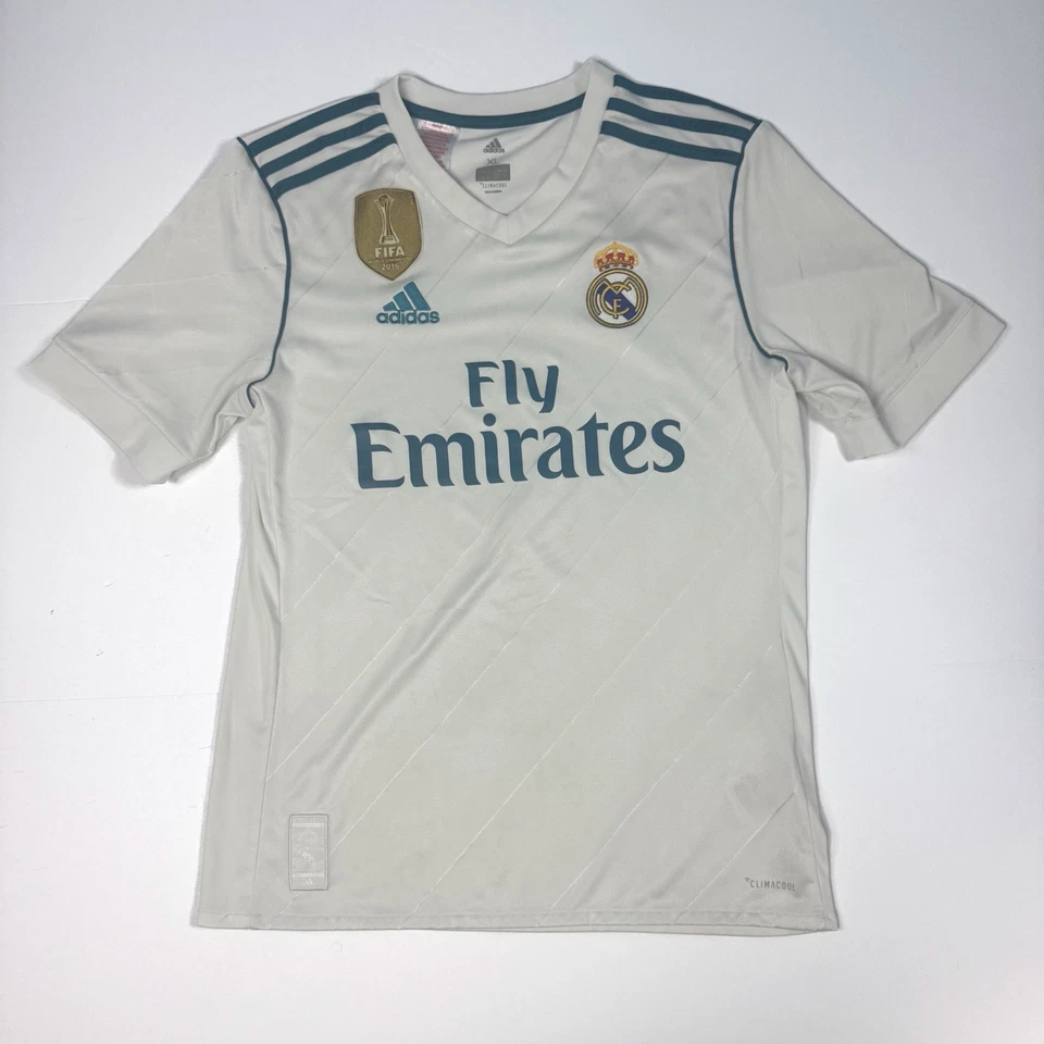 Camiseta Adidas Real Madrid 2016-17 Juvenil Talla XL FIFA Campeones del Mundo Fútbol Foto 1 de 4