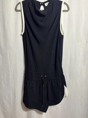 Mameluco Helmut Lang para mujer talla 6 negro Torison espalda abierta cordón sin mangas  Foto 1 de 4