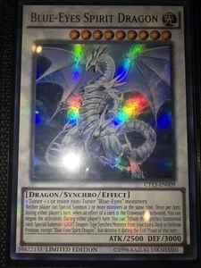 Yu-Gi-Oh! Blue-Eyes Spirit Dragon CT13-DE009 Ultra Rare Limited Near Mint - Bild 1 von 1