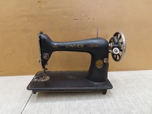 VTG ANTIQUE 1930 SINGER TREADLE SEWING MACHINE HEAD MODEL 66 AD174152 - Picture 1 of 13