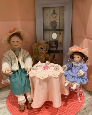 Винтажные коллекционные куклы «And Teddy Makes Three», Yolanda Bello, Ashton-Drake, 1996 - Изображение 1 из 4