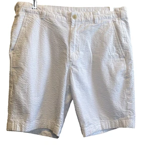 Brooks Brothers pantaloncino uomo taglia 34 100% cotone bianco leggero testurizzato - Foto 1 di 12