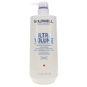 GOLDWELL DUALSENSES ULTRA VOLUME BODIFYING CONDITIONER 33.8 OZ ~ NEW - Picture 1 of 8