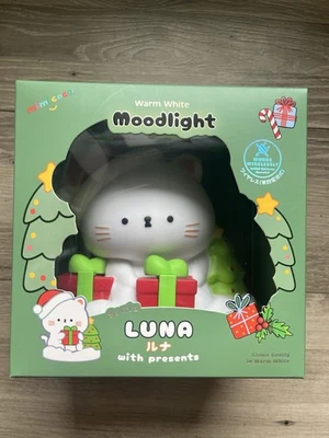 Mimicoco Moodlight Luna with presents Santa Warm Light Nightlight NEW IN BOX - Image 1 of 4
