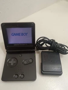 Consola portátil y cargador Nintendo GameBoy Advance SP - negro ónix - Imagen 1 de 11