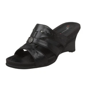 Sandalias Cuña Negra Blondo Marvella 39 8.5 - Imagen 1 de 3