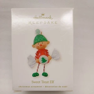 Hallmark Keepsake Ornament Sweet Treat Elf Christmas 2008 - Picture 1 of 3