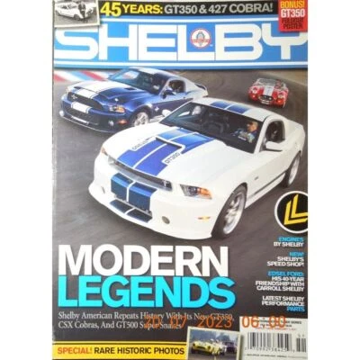 SHELBY 2010 ANNUAL (RARE) MODERN LEGENDS gt350 & 427 cobra GT500 super truck - Image 1 of 4