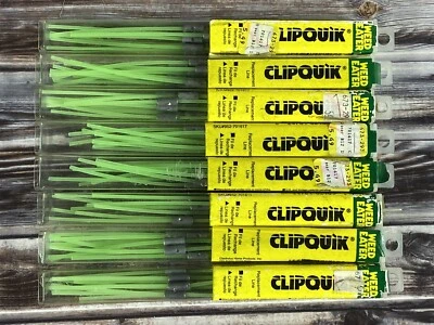 LOTE DE 8 - Weed Eater Clipquik Línea de recortadora de repuesto Paquete de 10 - 80 líneas totales Foto 1 de 2