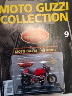 HACHETTE STARLINE 1:24 MOTO GUZZI V11 SPORT  CON FASCICOLO 9 - Immagine 1 di 2