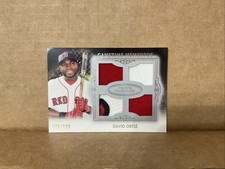 2011 Topps Marquee Gametime Mementos Quad Relics Patch David Ortiz /199