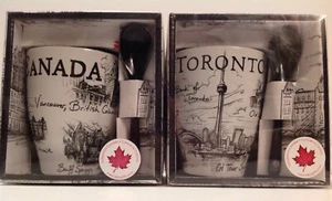 2 juegos de tazas de café blancas/negras Toronto y Canadá MLB taza de cerámica utensilios de bebida nuevos en caja - Imagen 1 de 12